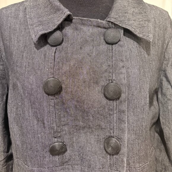 Sandro Sportswear Denim Charcoal Denim,  Sz M - Picture 3 of 4